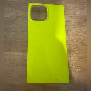 Flaunt iPhone 13 Pro Max case, neon yellow